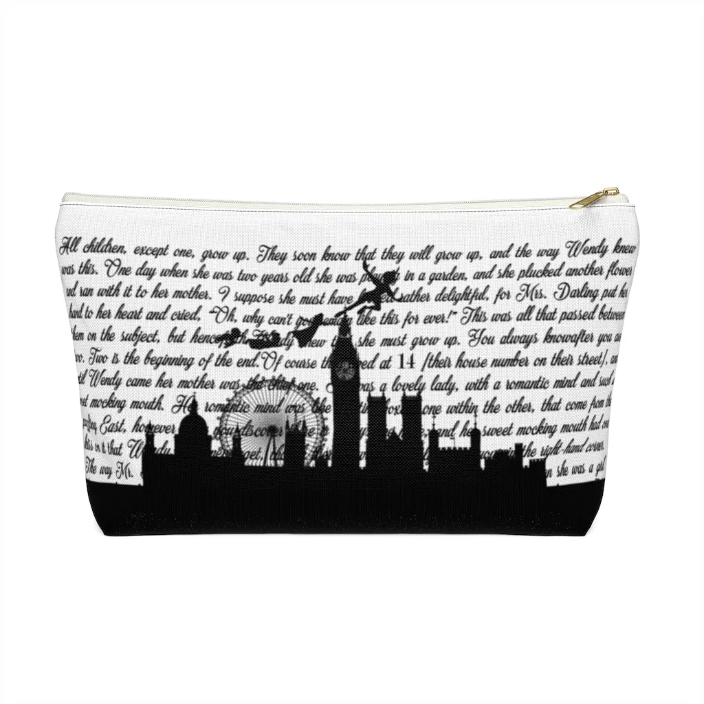 Peter Pan Book Page Accessory Pouch for book lovers