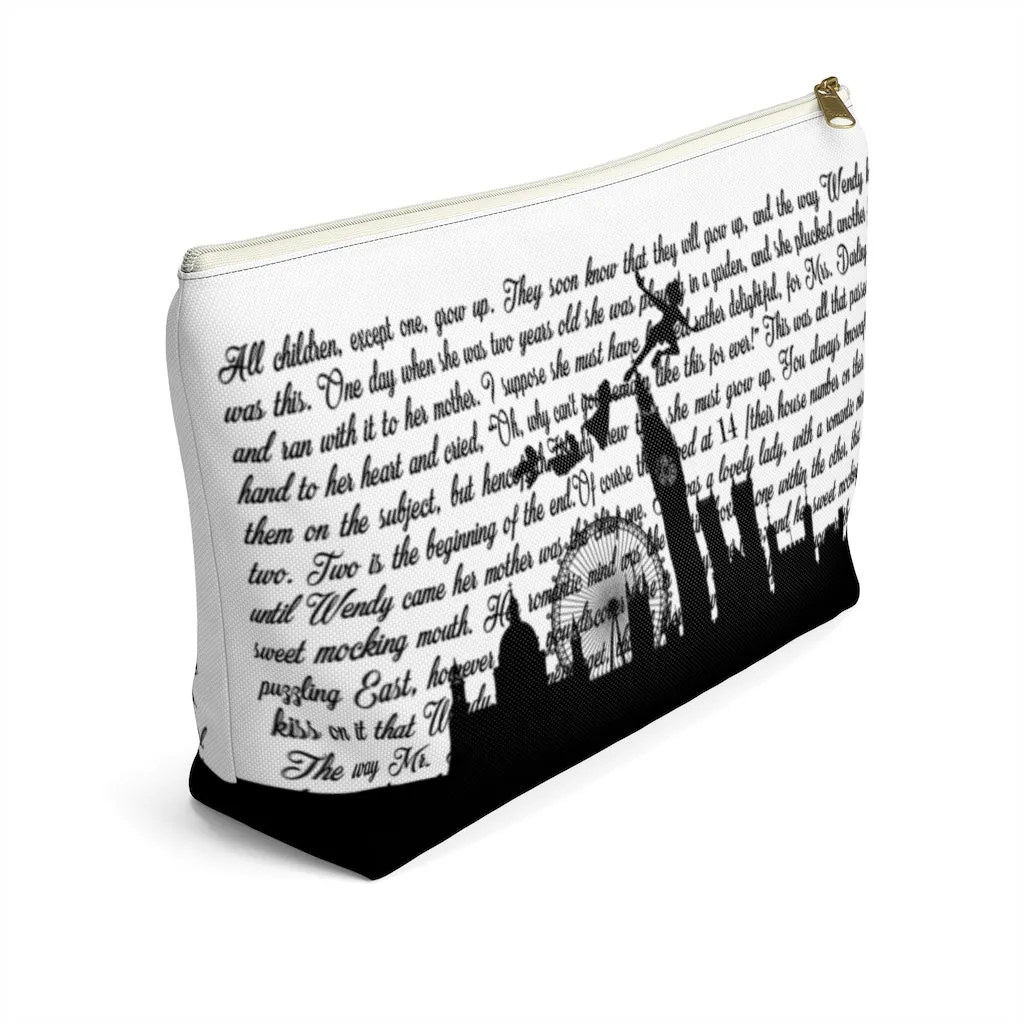 Peter Pan Book Page Accessory Pouch for book lovers