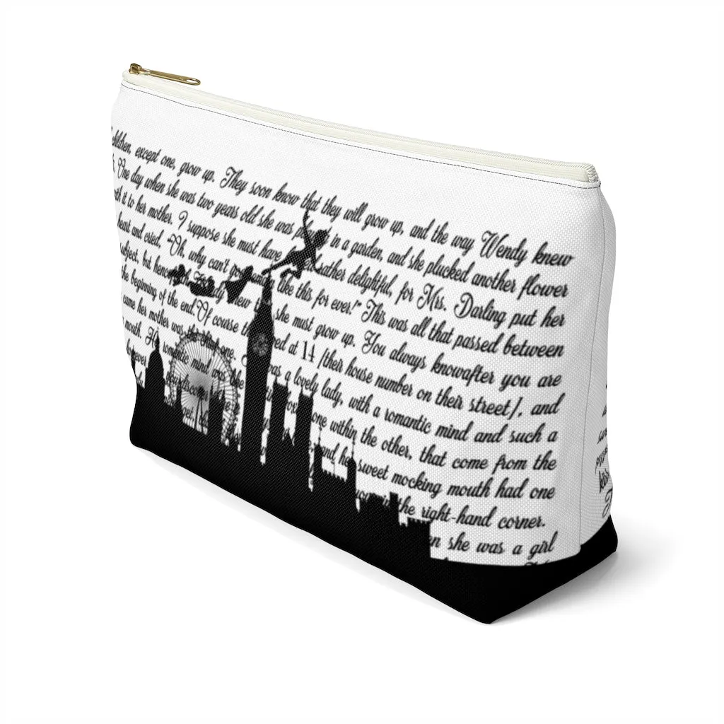 Peter Pan Book Page Accessory Pouch for book lovers