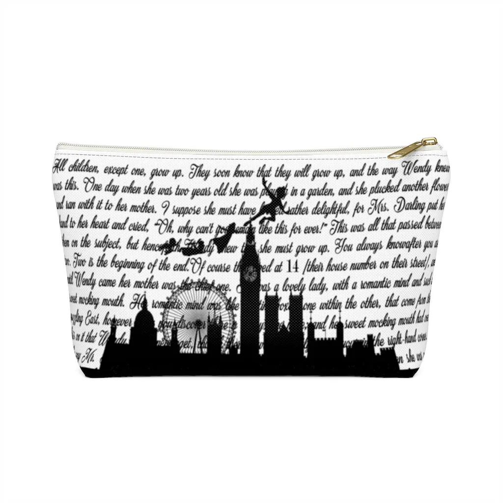 Peter Pan Book Page Accessory Pouch for book lovers