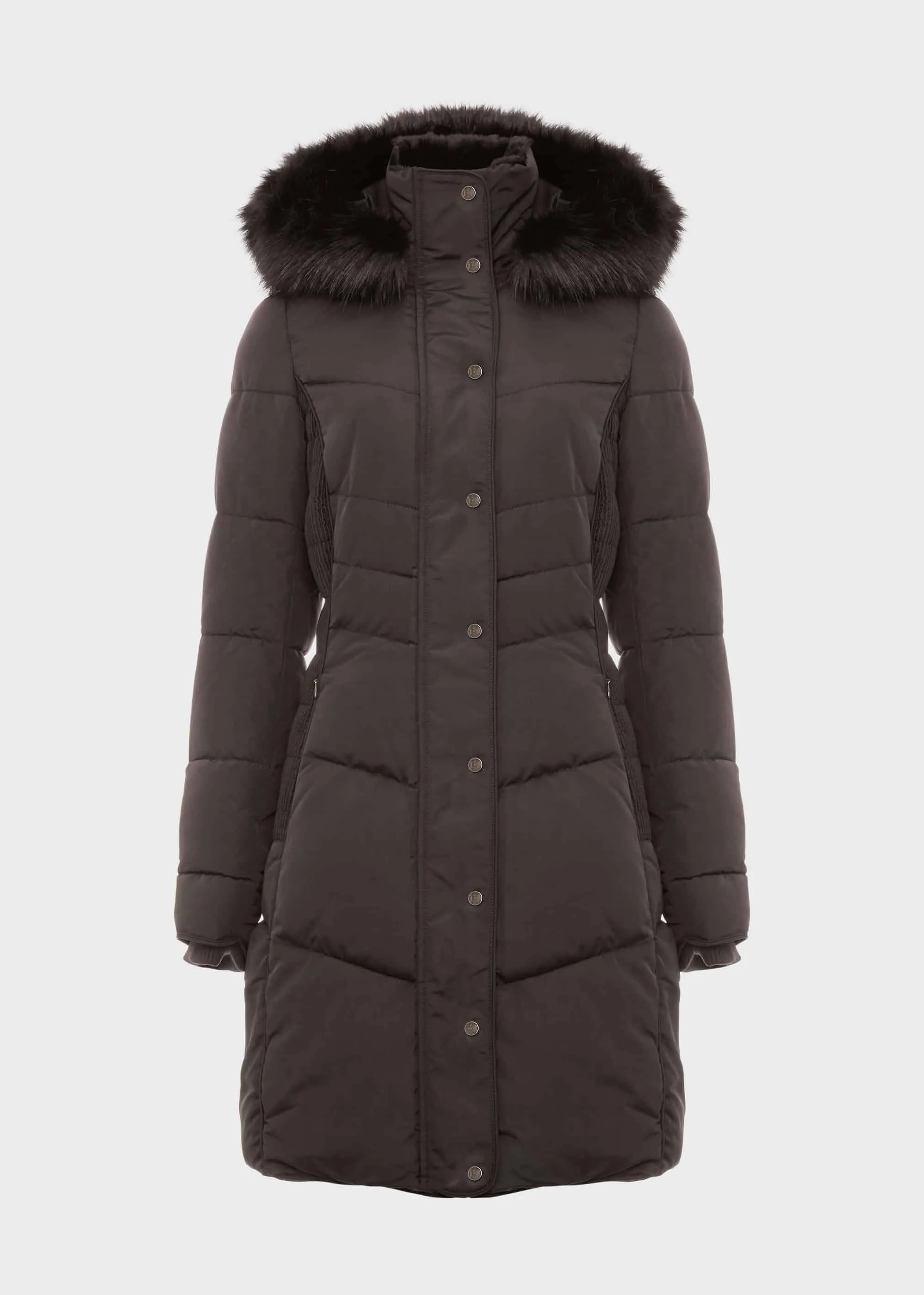 Petite Lettie Puffer Jacket With Hood 