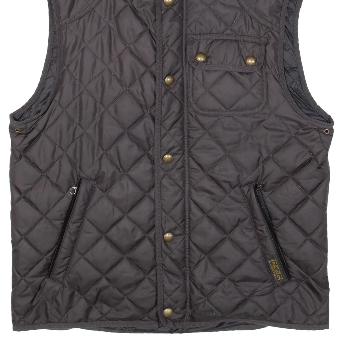 POLO RALPH LAUREN Mens Quilted Gilet Black M