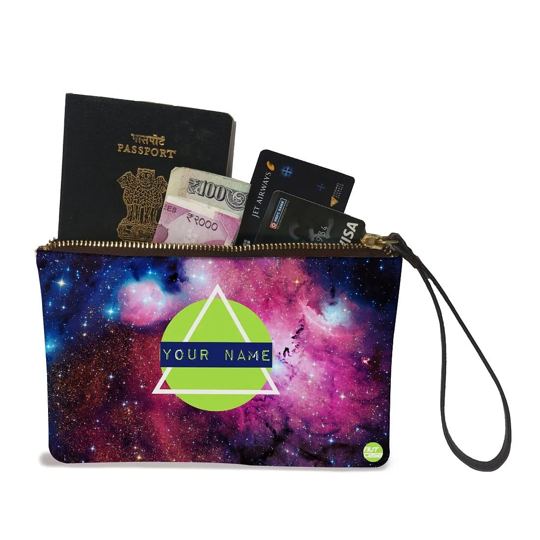 Pouch Bag For Women - Space Design