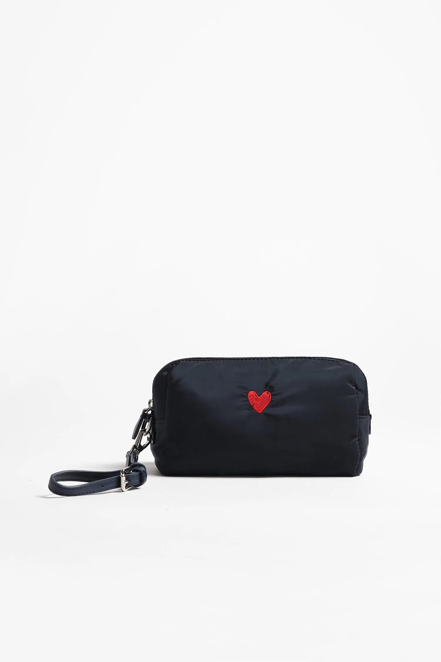 Pouch 'Heart' in Navy Nylon