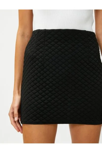 Quilted Mini Skirt