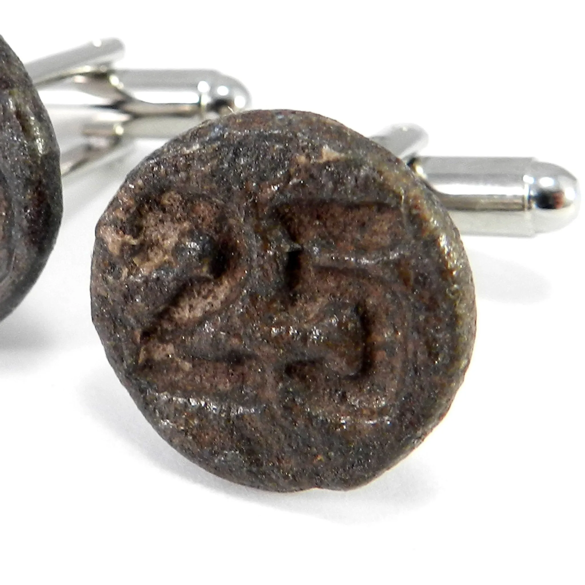 Railroad Date Nail Cufflinks - 1925