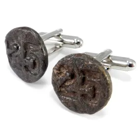 Railroad Date Nail Cufflinks - 1925