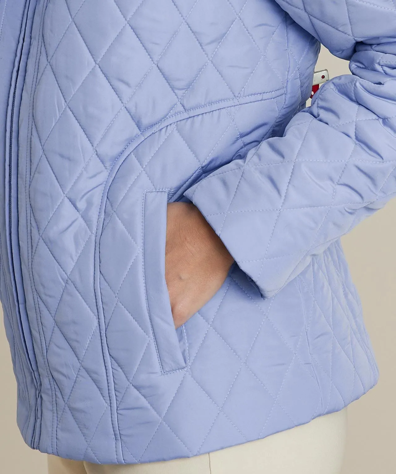 Rain Bouncer Quilted High Neck Parka