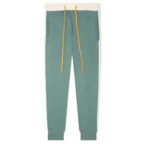 Rhude Boys Knit Track Pant - Ivory/Sage