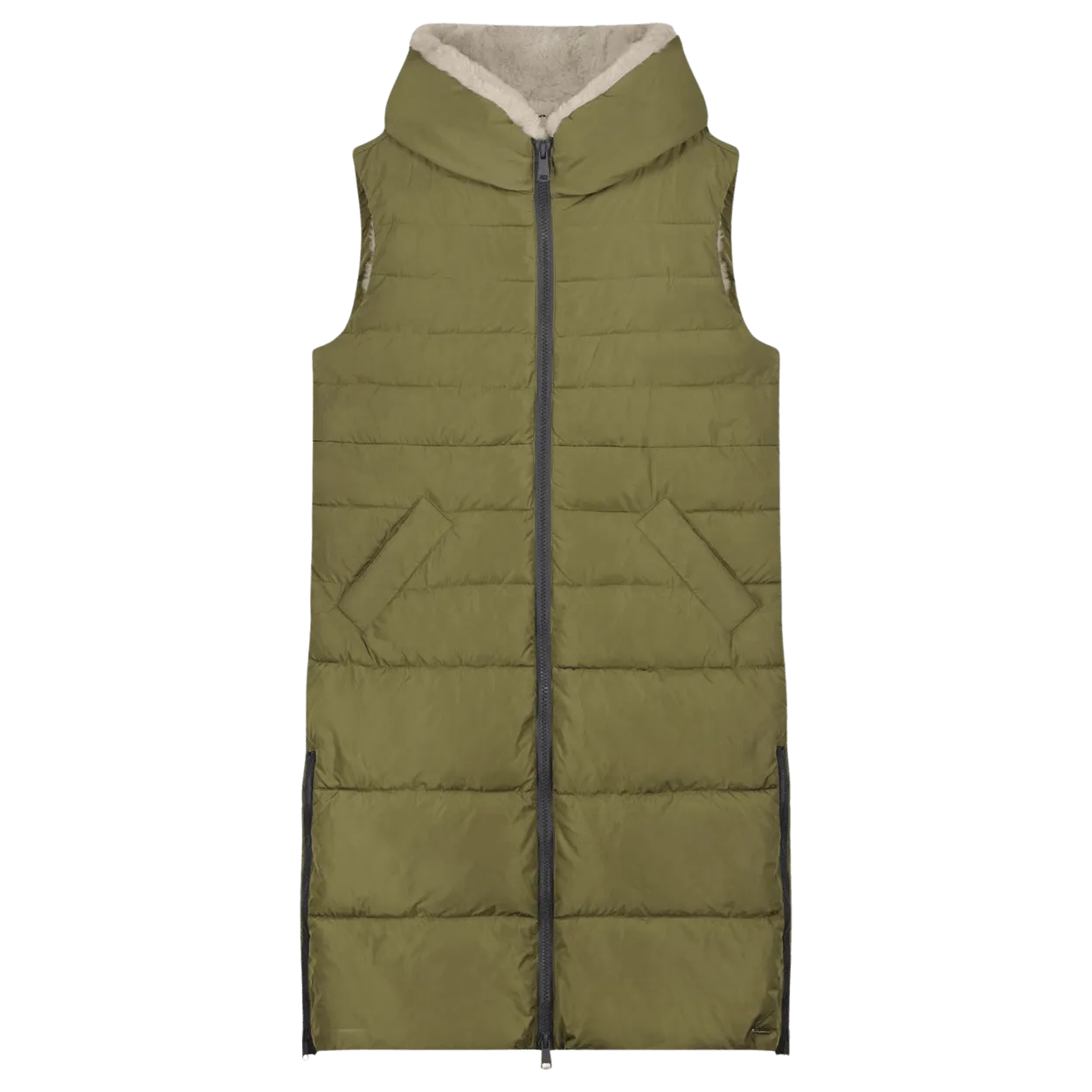 Rino & Pelle Nicci Long Padded Hooded Gilet