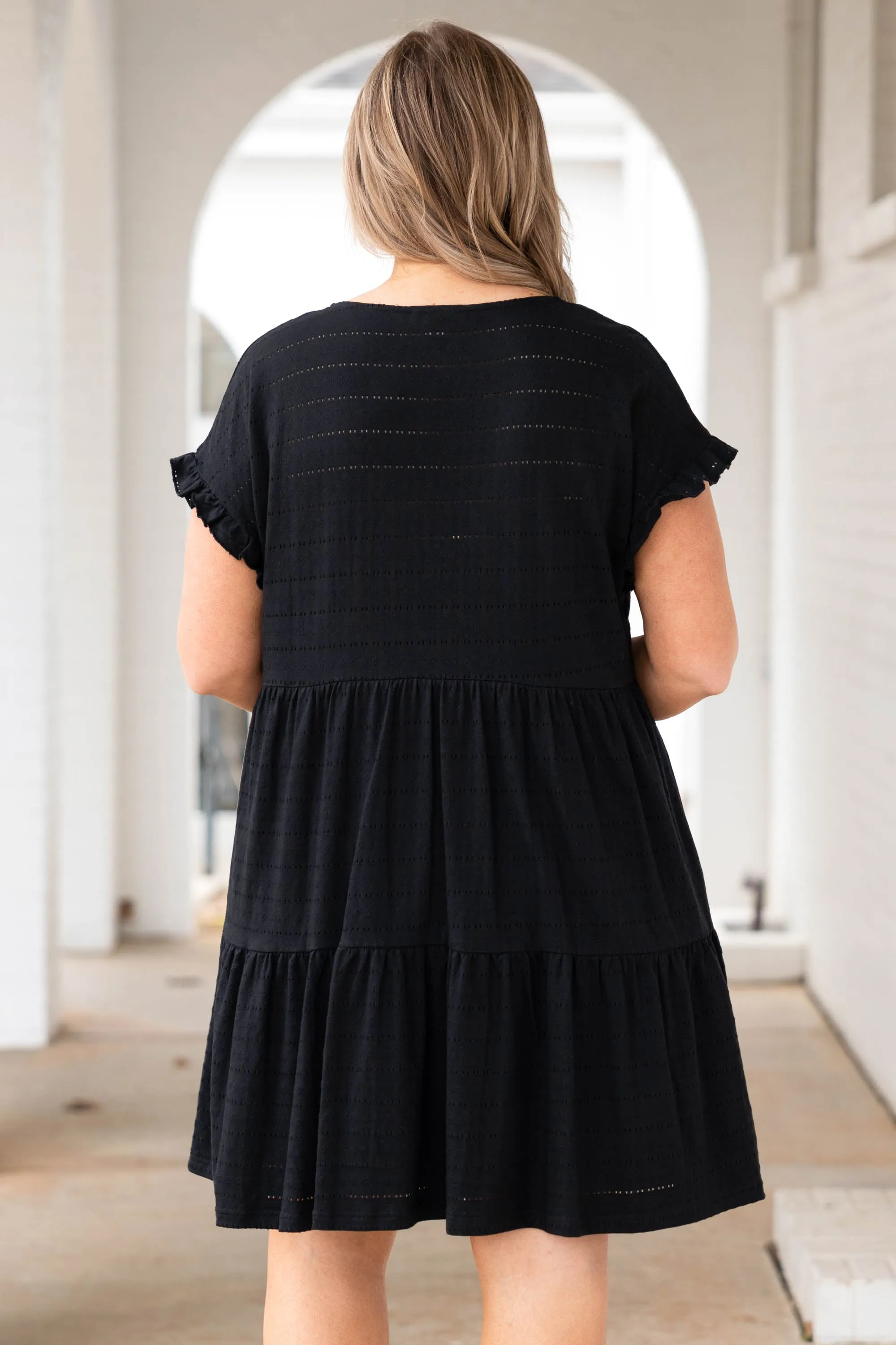 Roam With Me Dress, Black