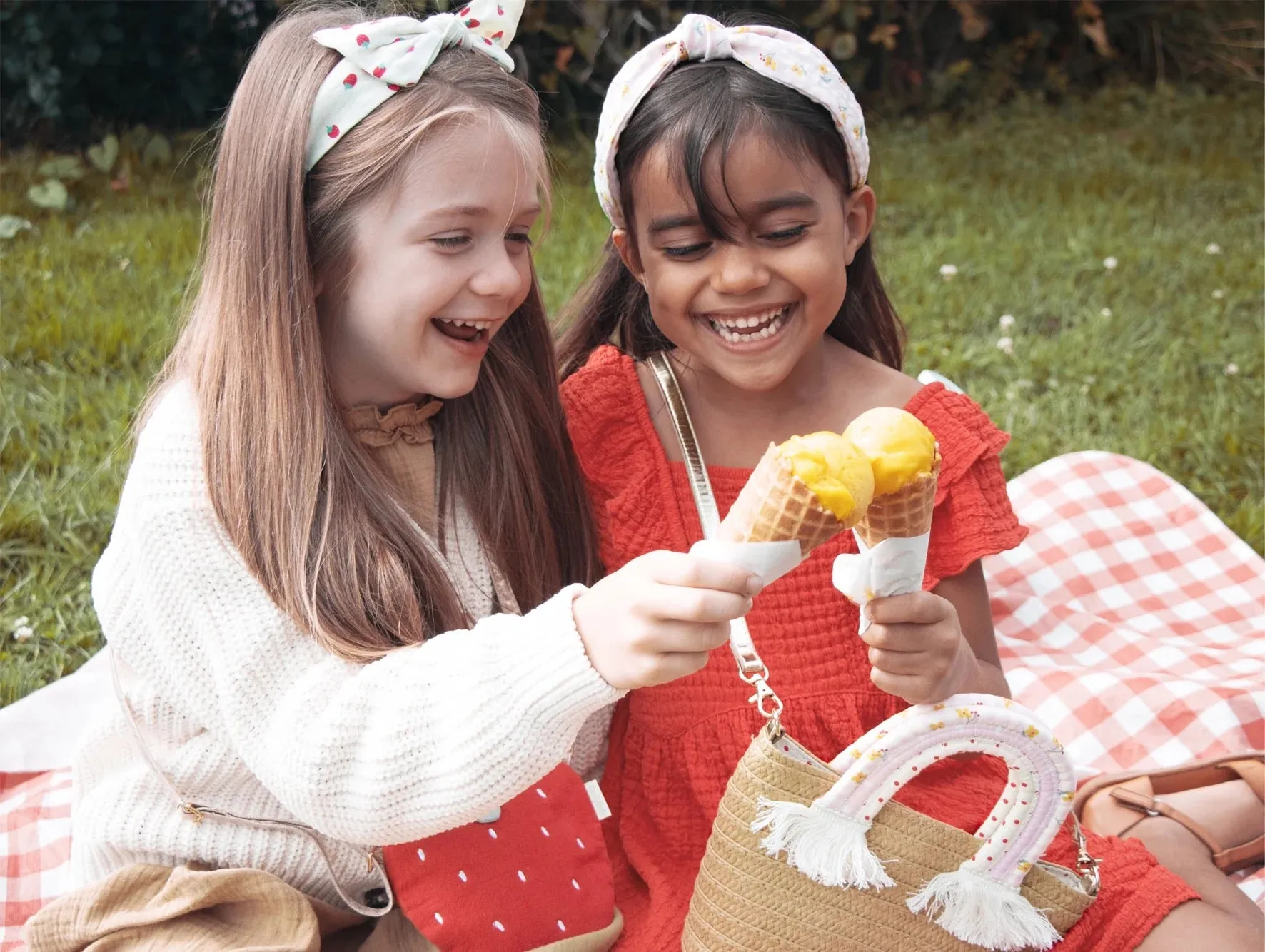 Rockahula Buttercup Gingham Knotted Headband