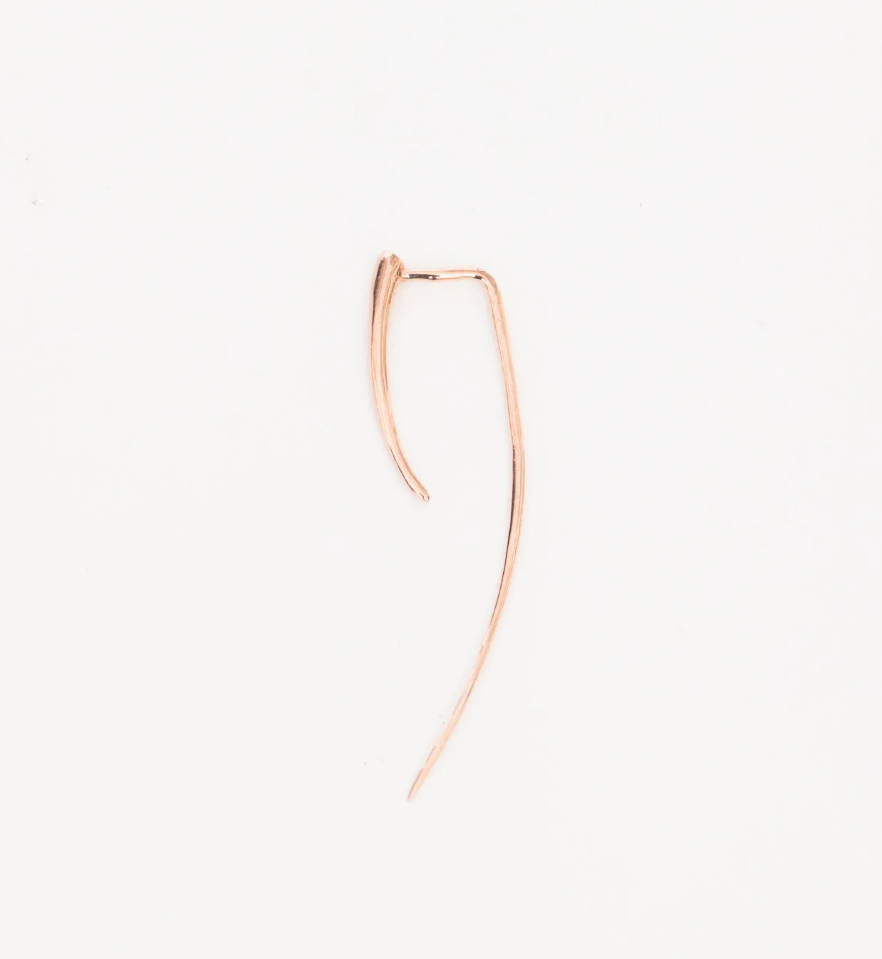 Rose Gold XL Infinite Tusk Earring