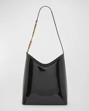 Sac Patent Leather Hobo Bag