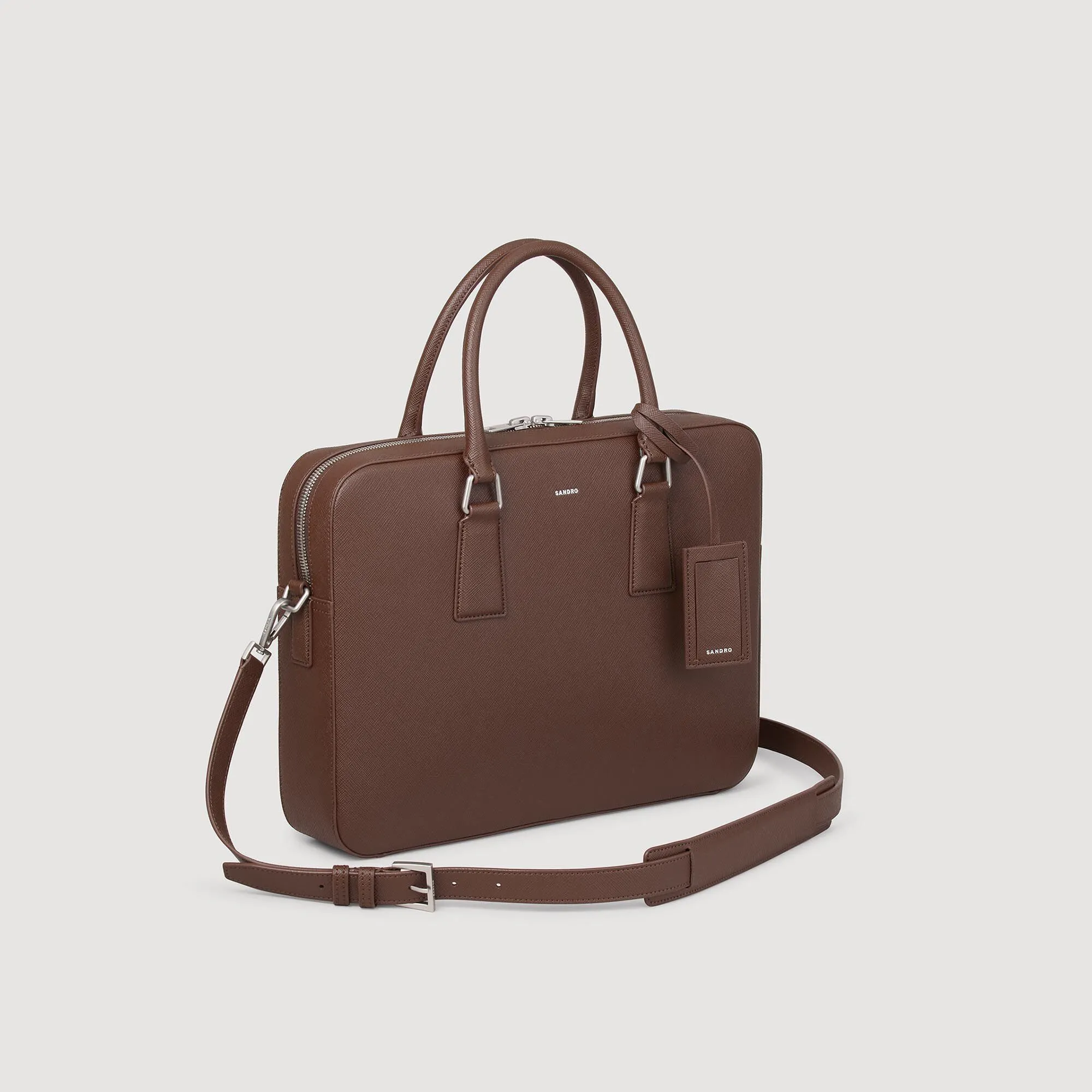 Saffiano Leather Briefcase