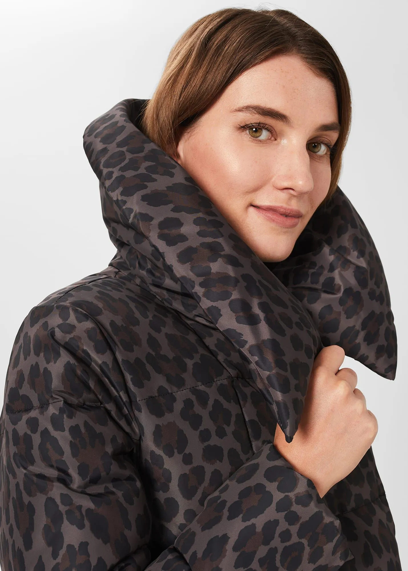 Samara Animal Print Puffer 