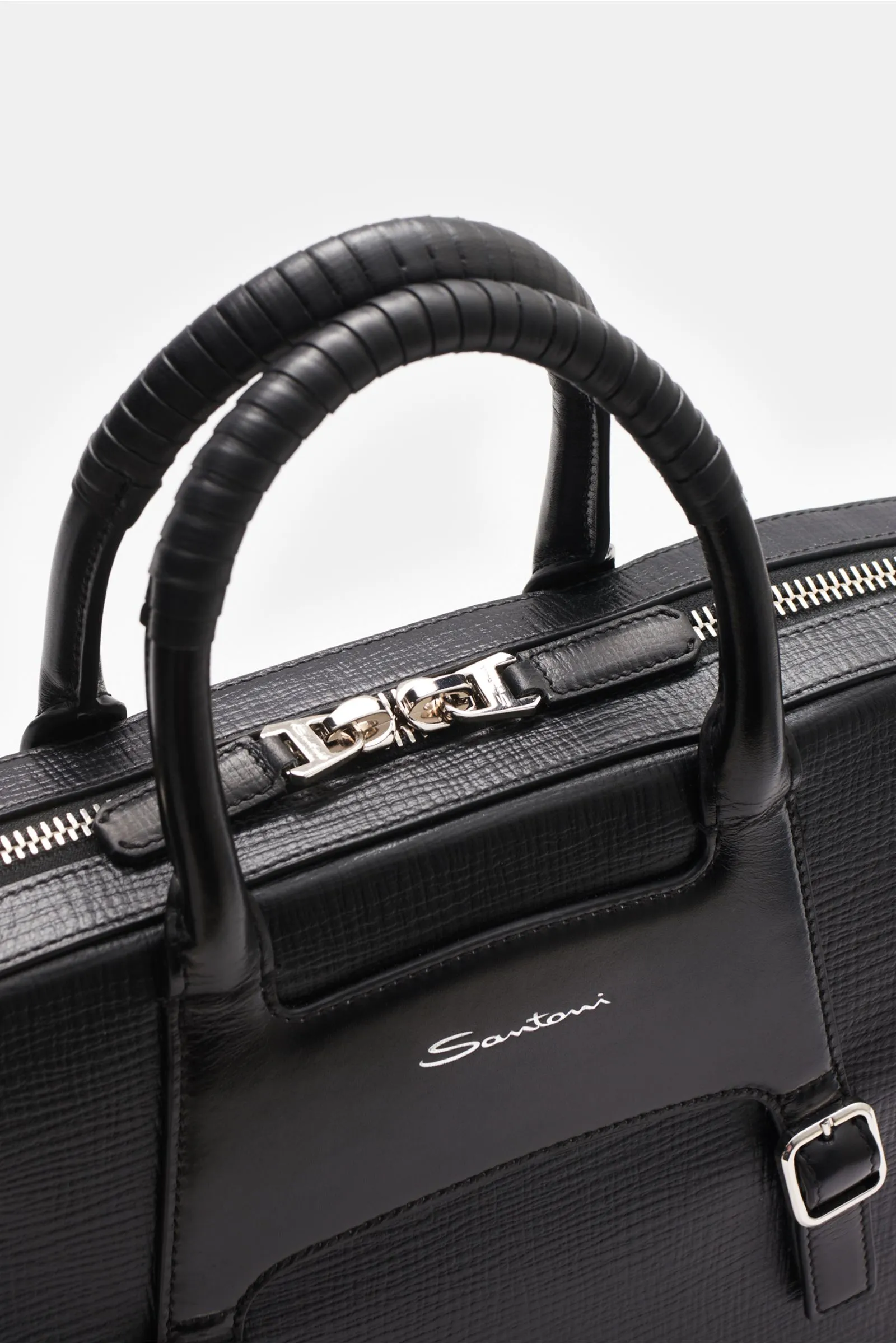 SANTONI briefcase black