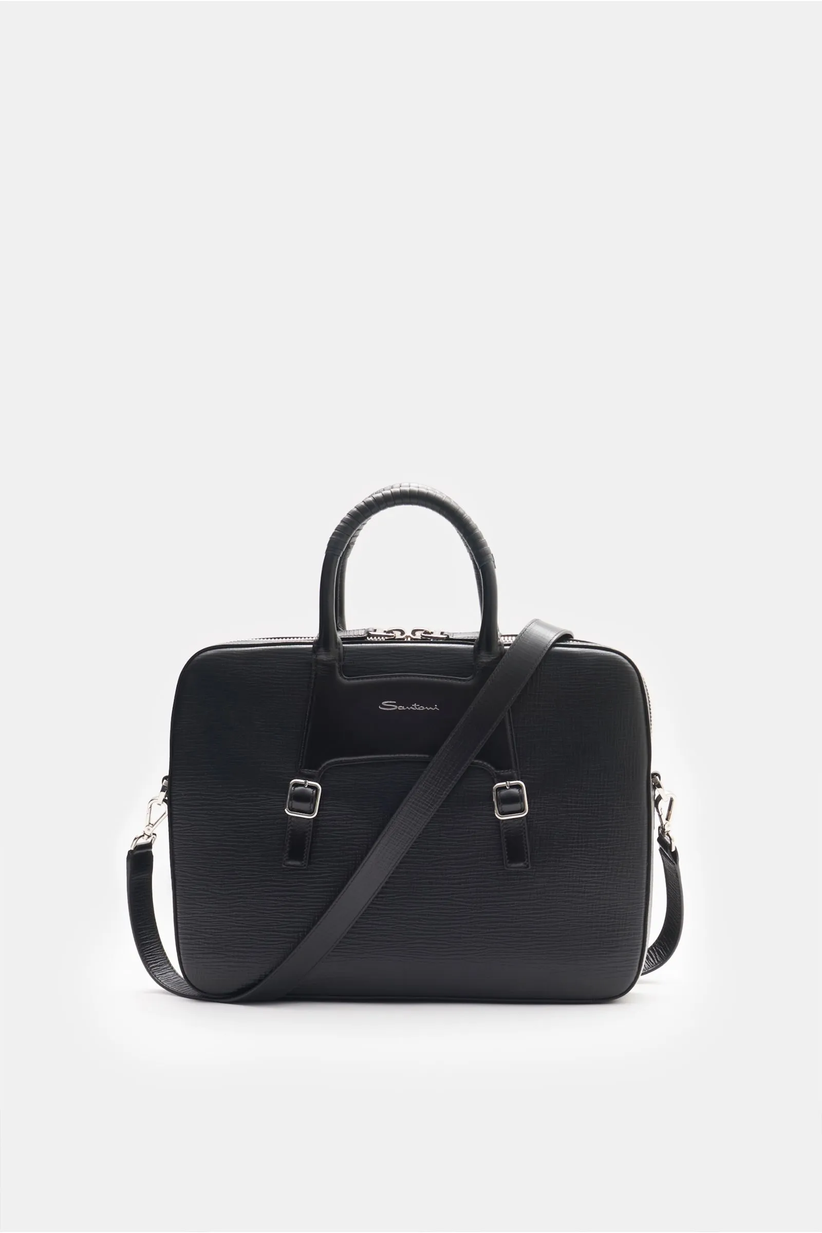 SANTONI briefcase black