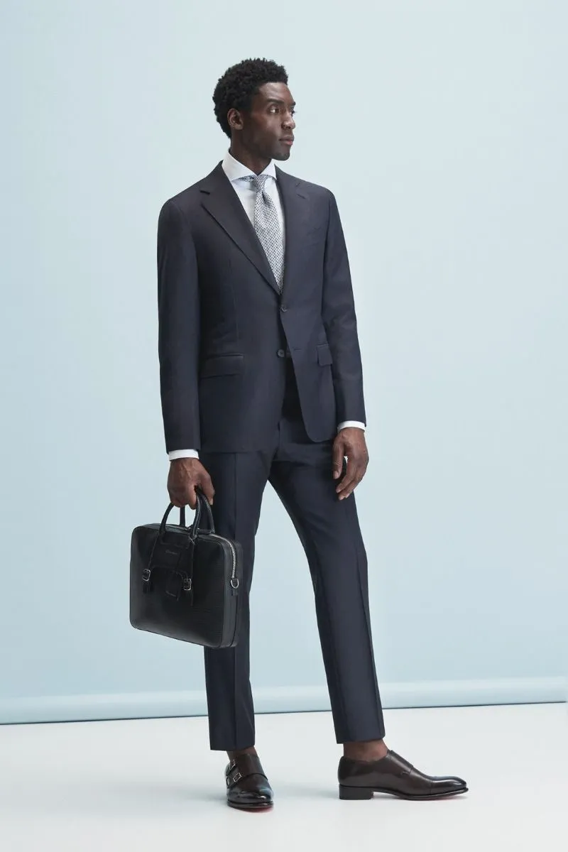 SANTONI briefcase black