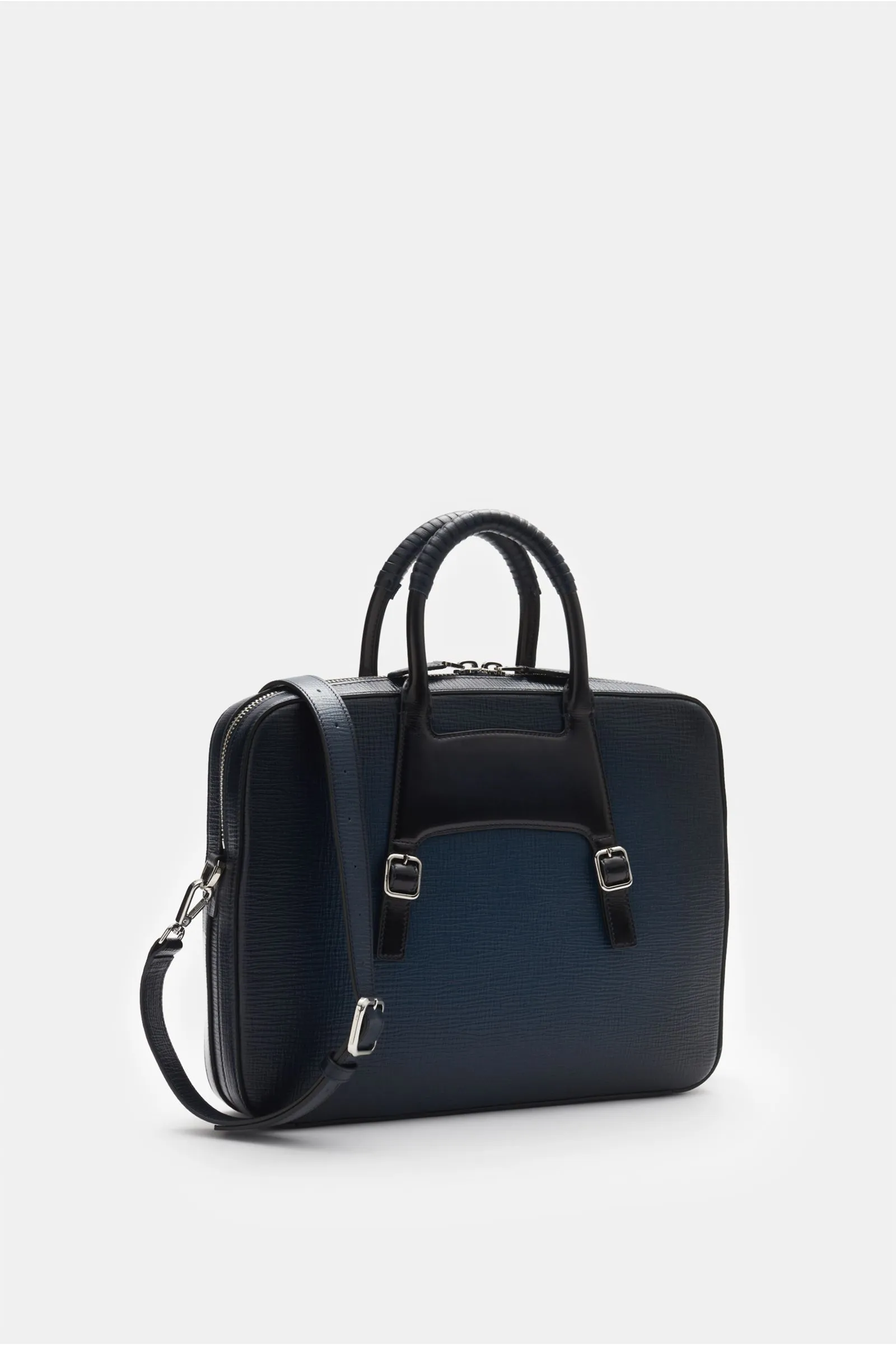 SANTONI briefcase navy