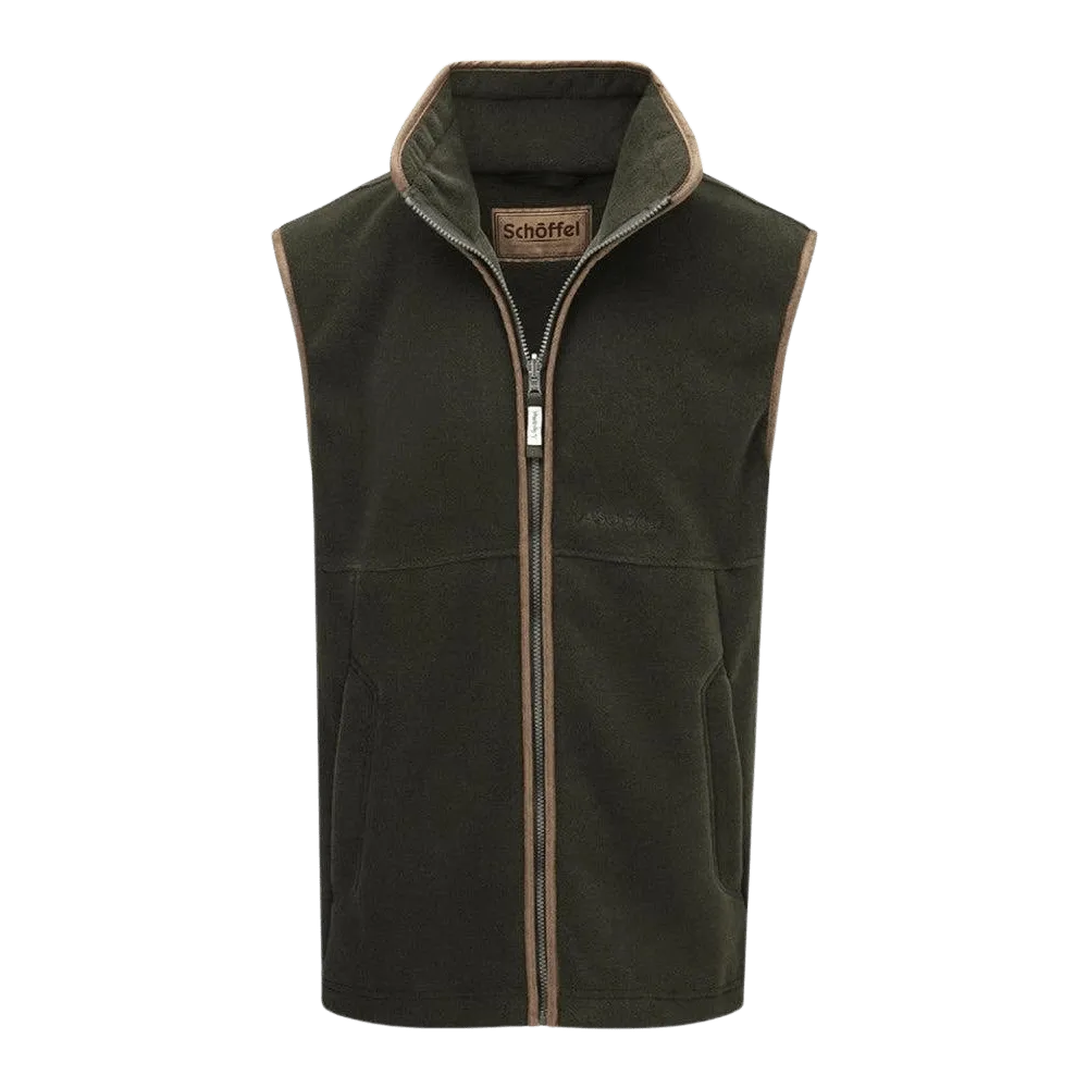 Schoffel Oakham Fleece Gilet in Forest