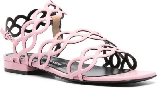 Sergio Rossi cut-out-detail sandals Pink