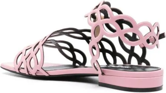 Sergio Rossi cut-out-detail sandals Pink