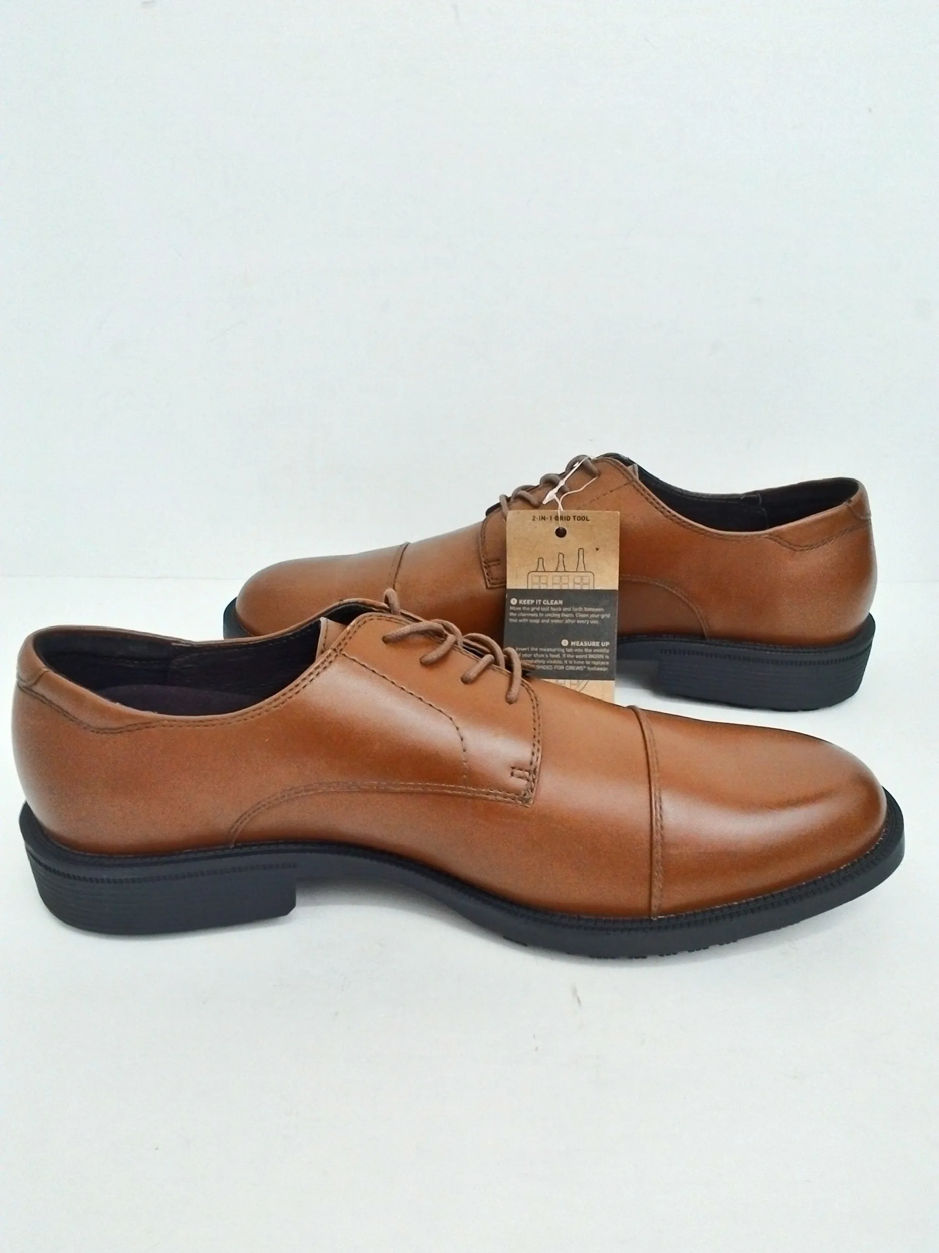 Shoes for Crews Men's Brown Oxfords Size 11.5