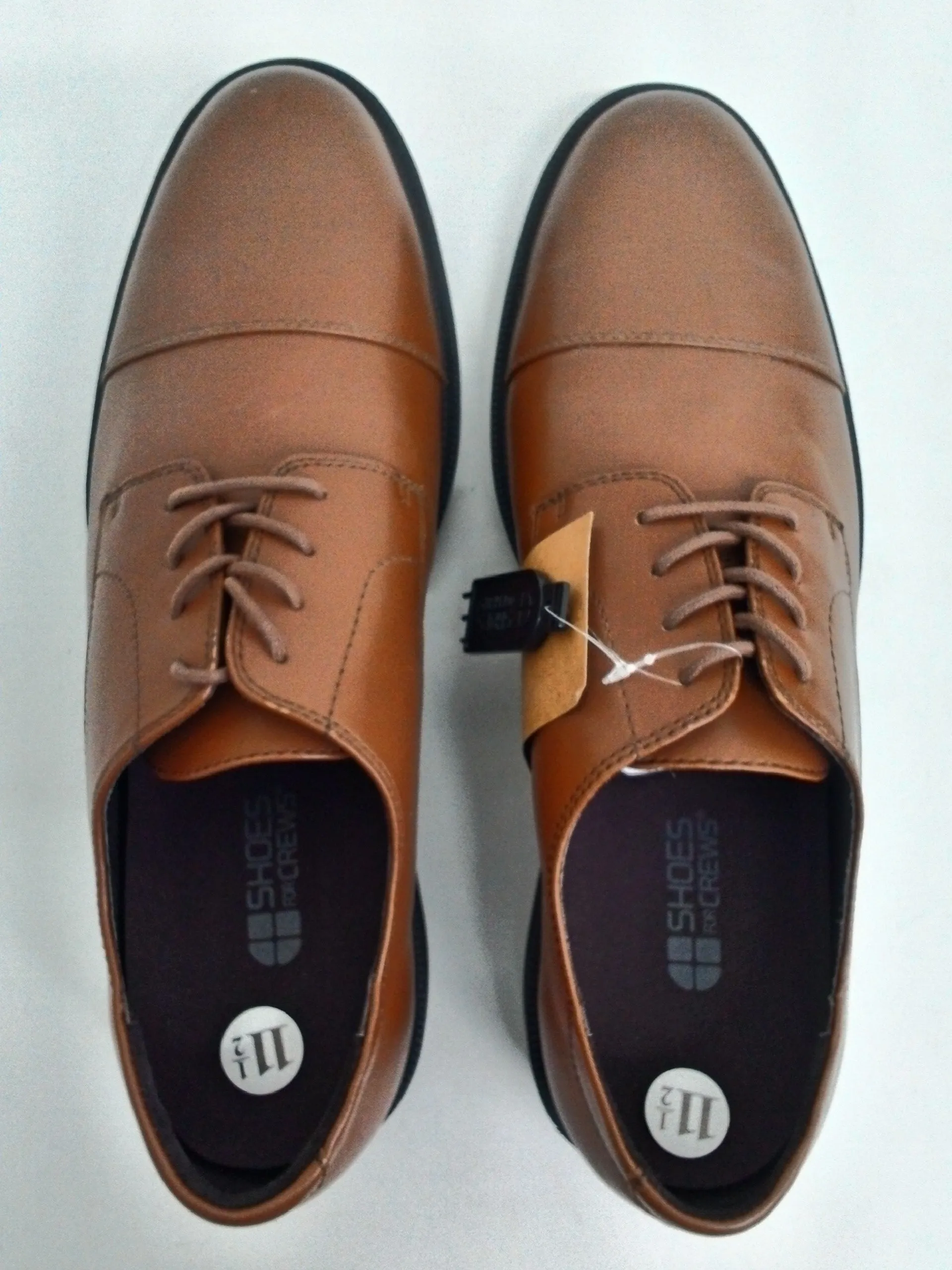 Shoes for Crews Men's Brown Oxfords Size 11.5