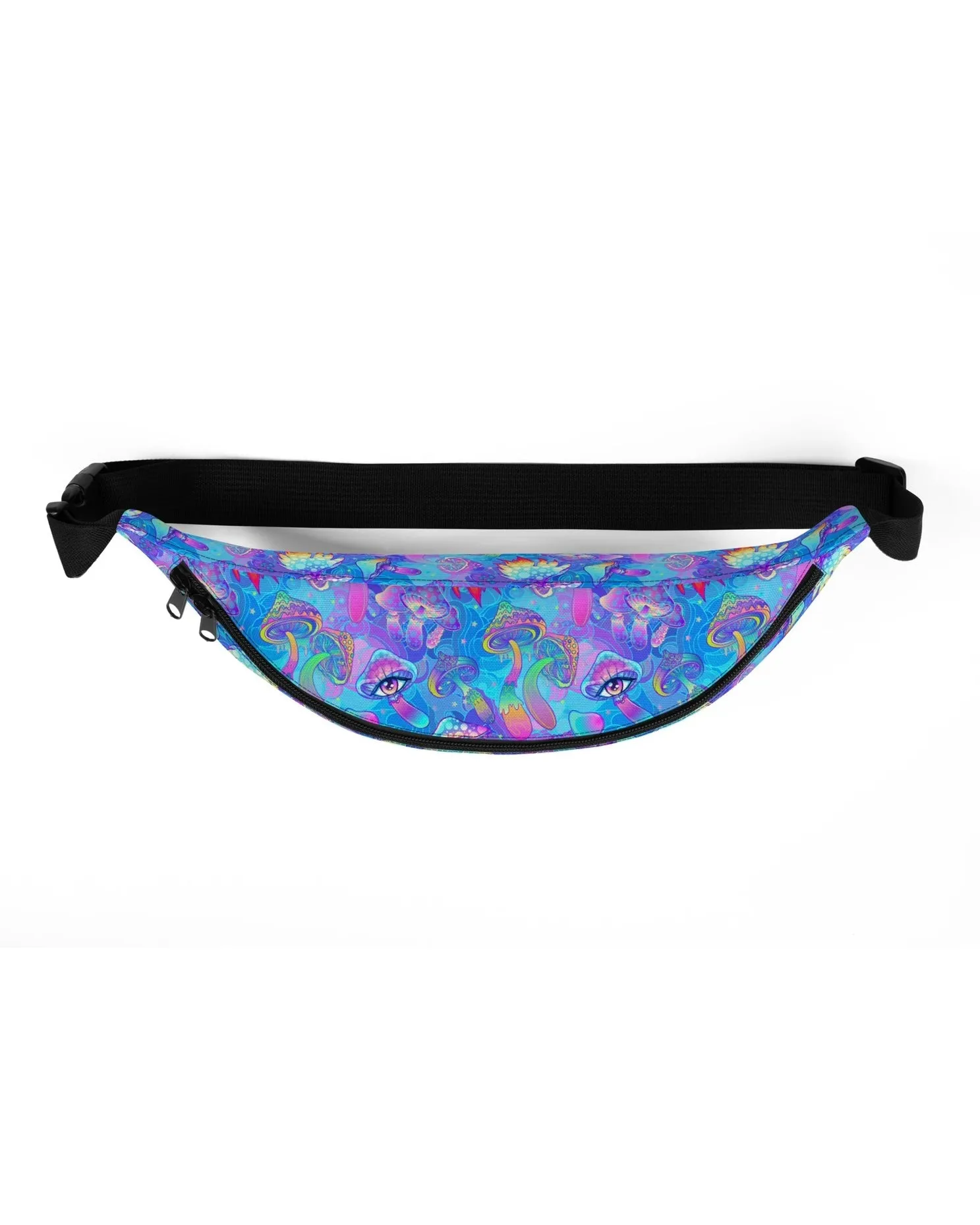 Shroomin Blue Fanny Pack