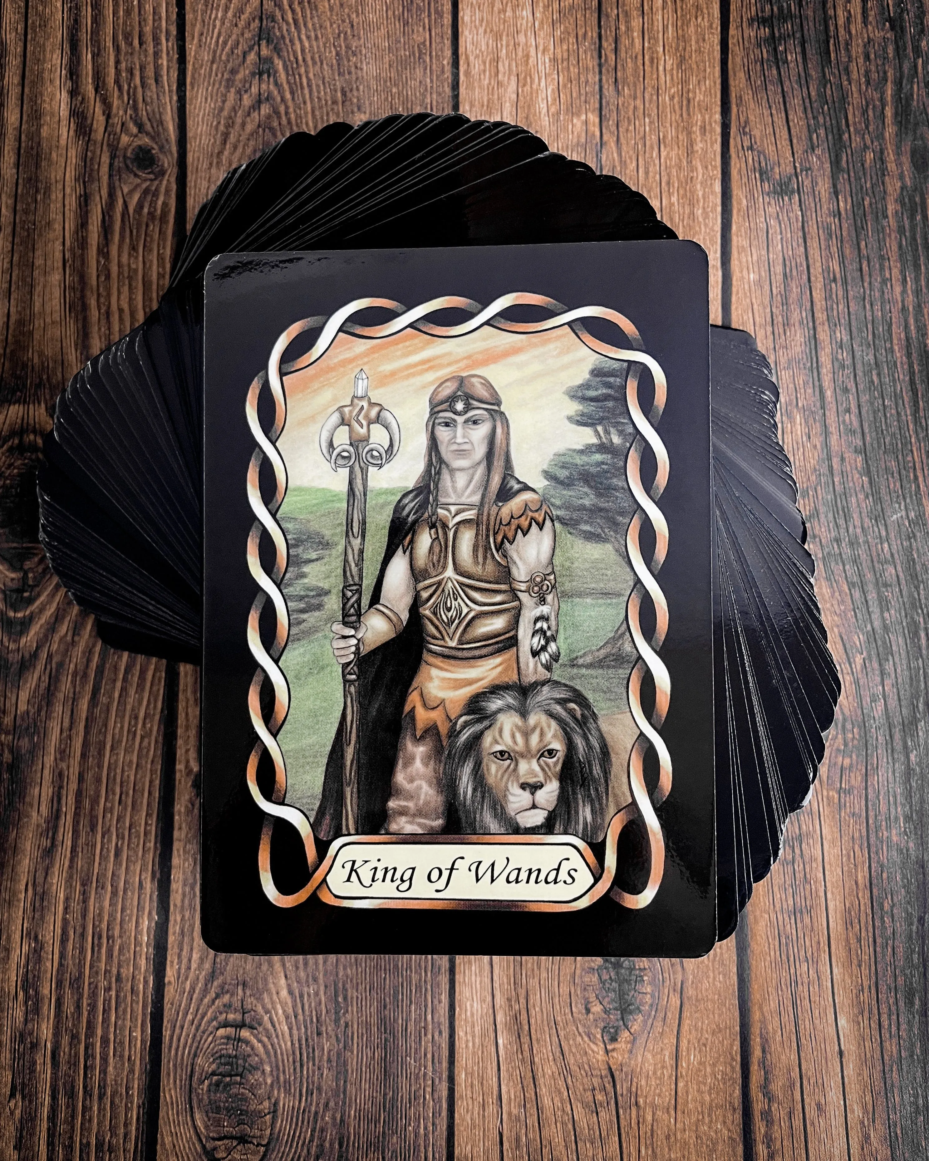 Steele Wizard Tarot Deck (Red Version)