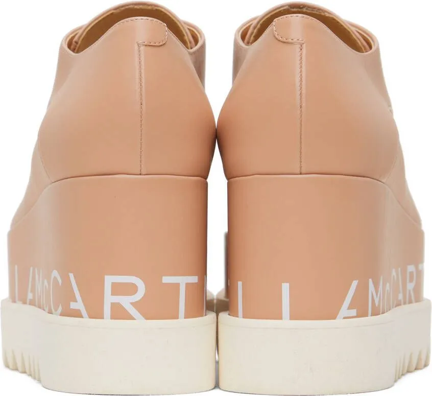 Stella McCartney Pink Elyse Platform Oxfords