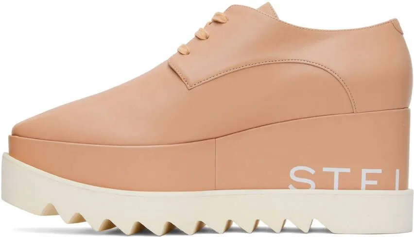 Stella McCartney Pink Elyse Platform Oxfords