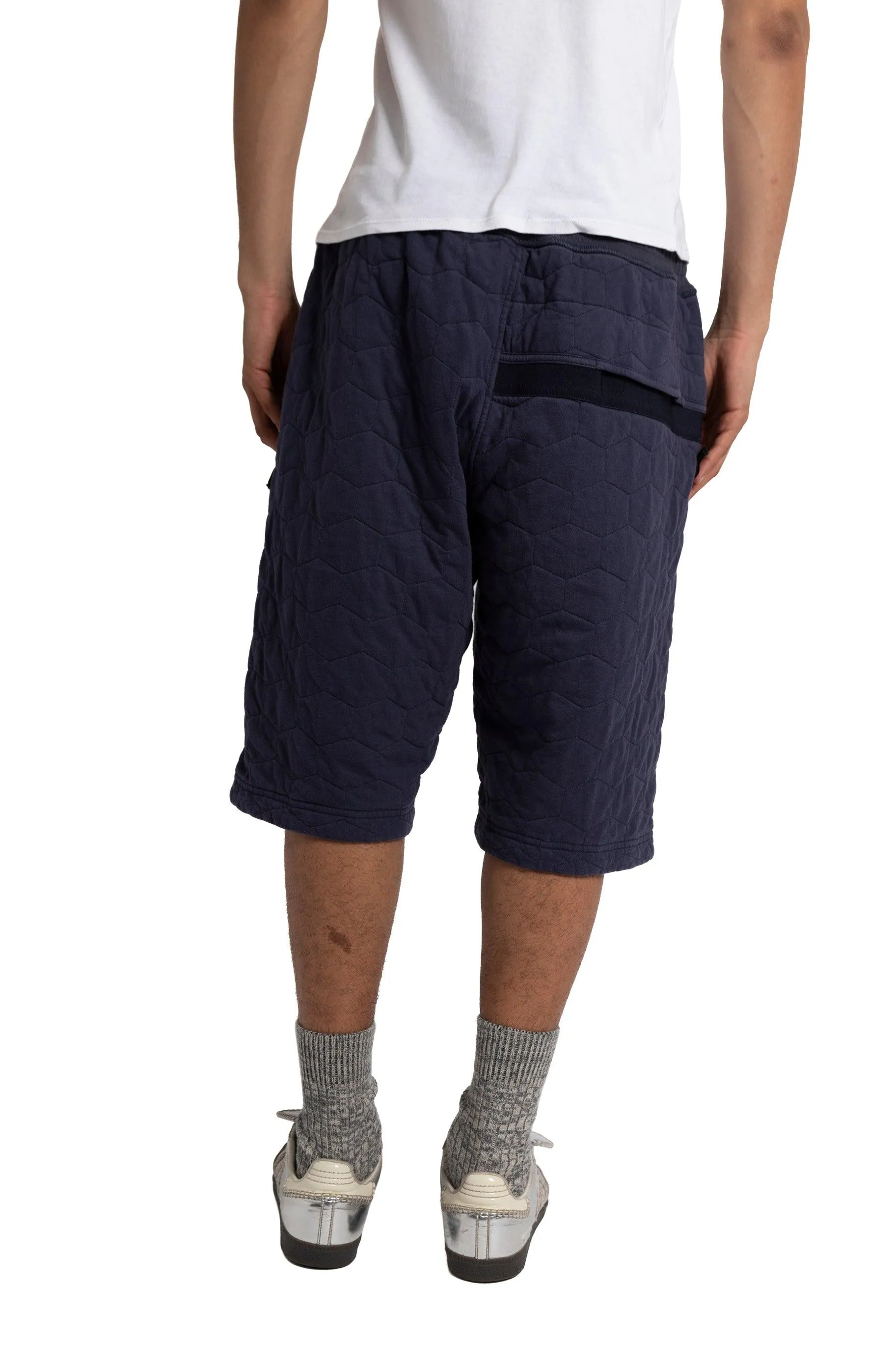 Stone Island Navy Washed Quilted Jorts