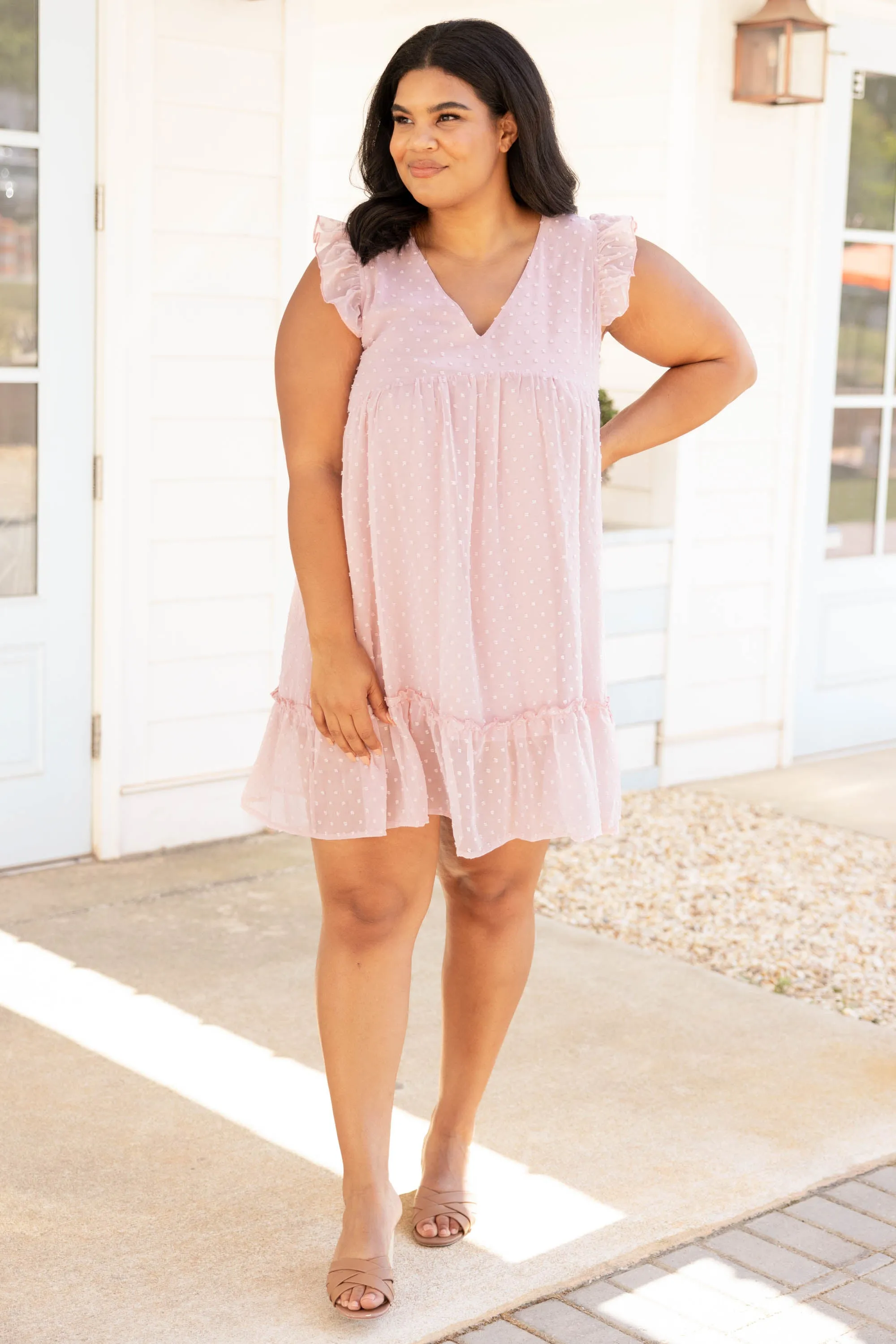 Sweet Baby Dress, Mauve