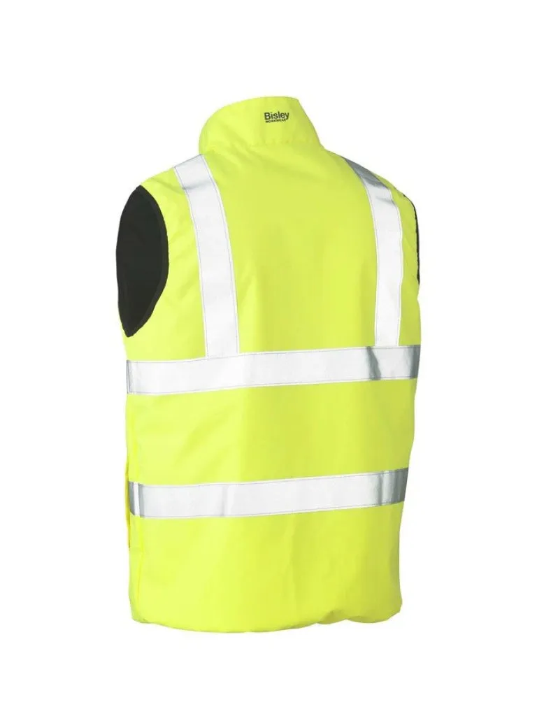 TAPED HI VIS REVERSIBLE PUFFER VEST