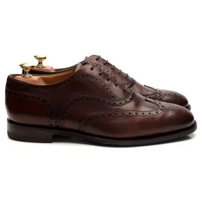 'Tarvin' Brown Leather Oxford Brogues UK 8.5 F