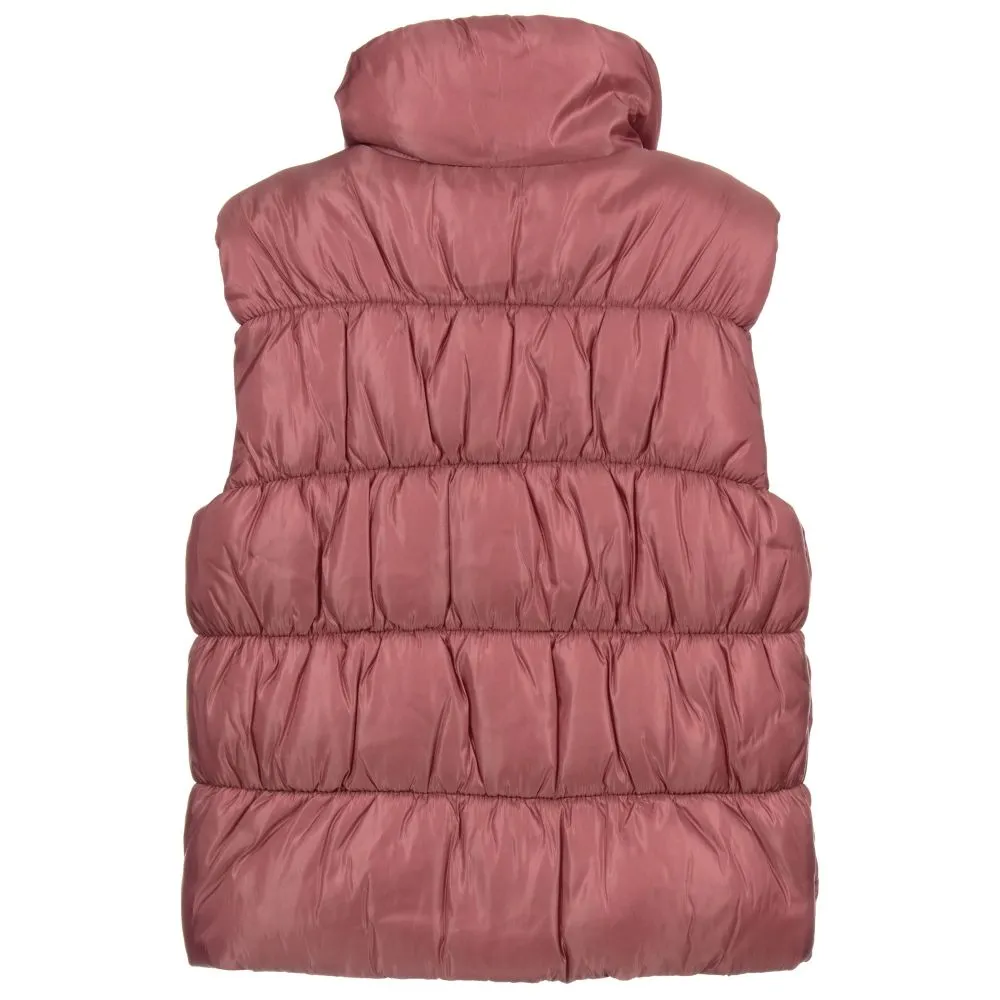 Teen Pink Puffer Gilet