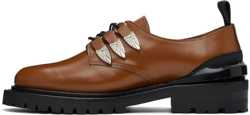 Toga Virilis Brown Leather Oxfords