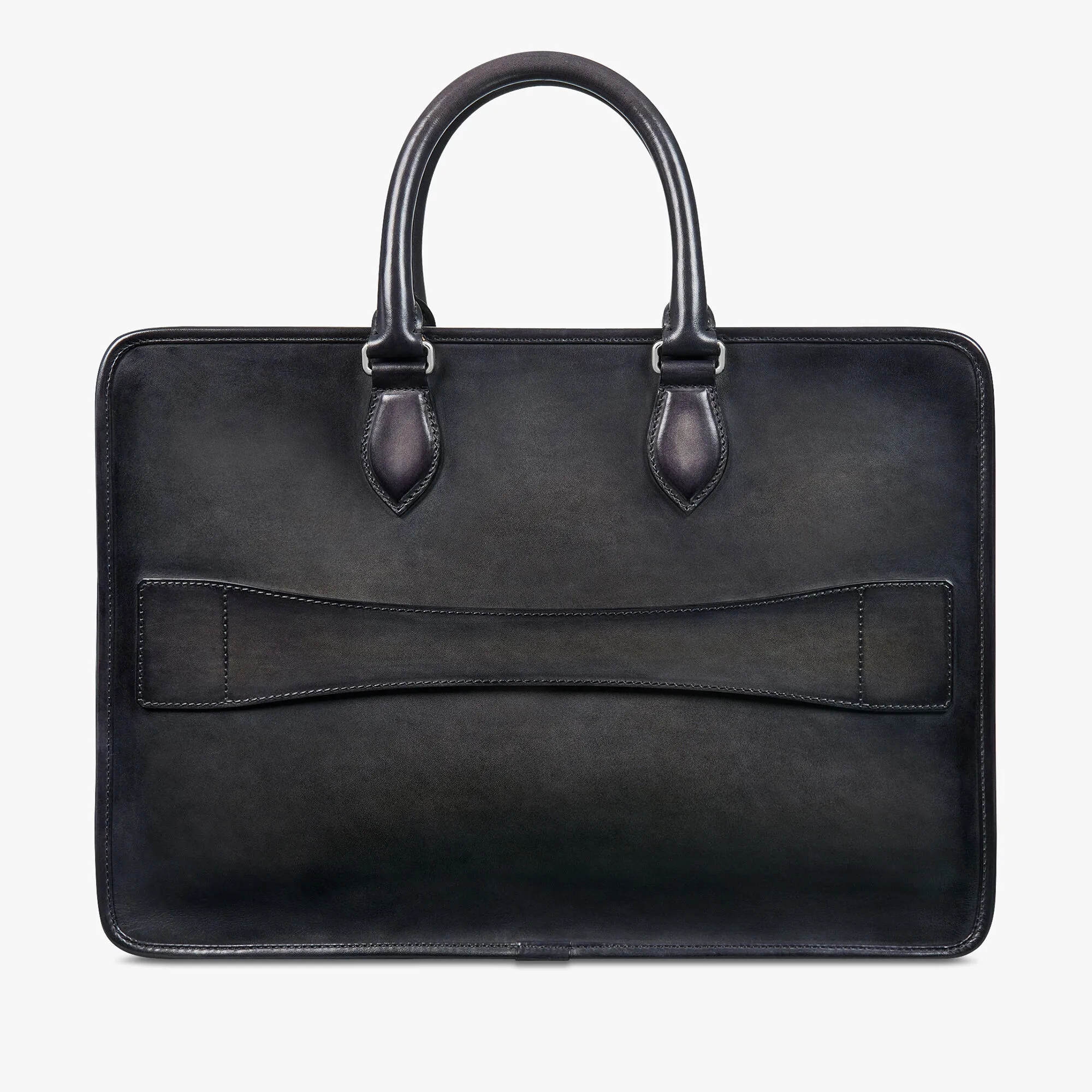 Un Jour Scritto Leather Briefcase