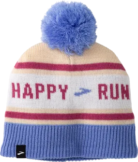 Unisex Heritage Pom Beanie (111 - Run Happy Sand)