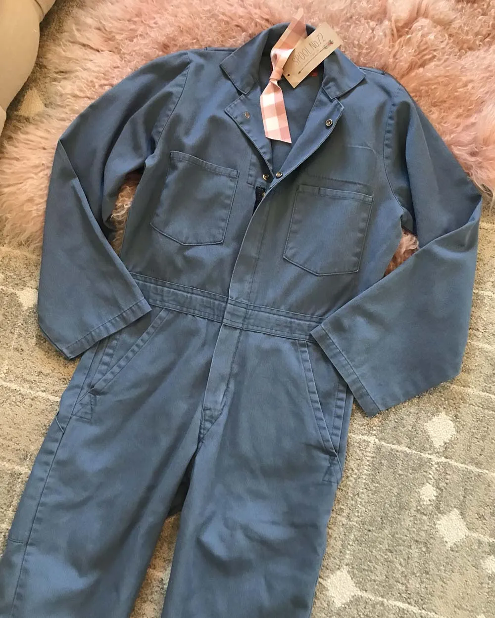 Vintage Quilted Heart Coveralls