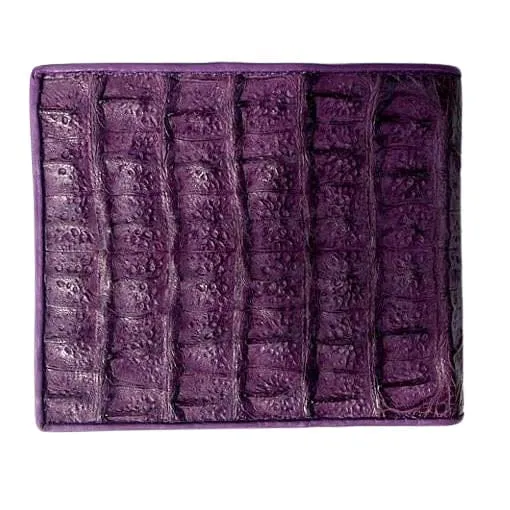 Violet Hornback Crocodile Mens Wallet