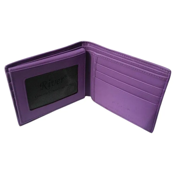 Violet Hornback Crocodile Mens Wallet