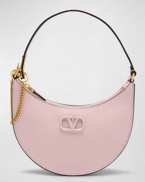 VLOGO Mini Leather Hobo Bag