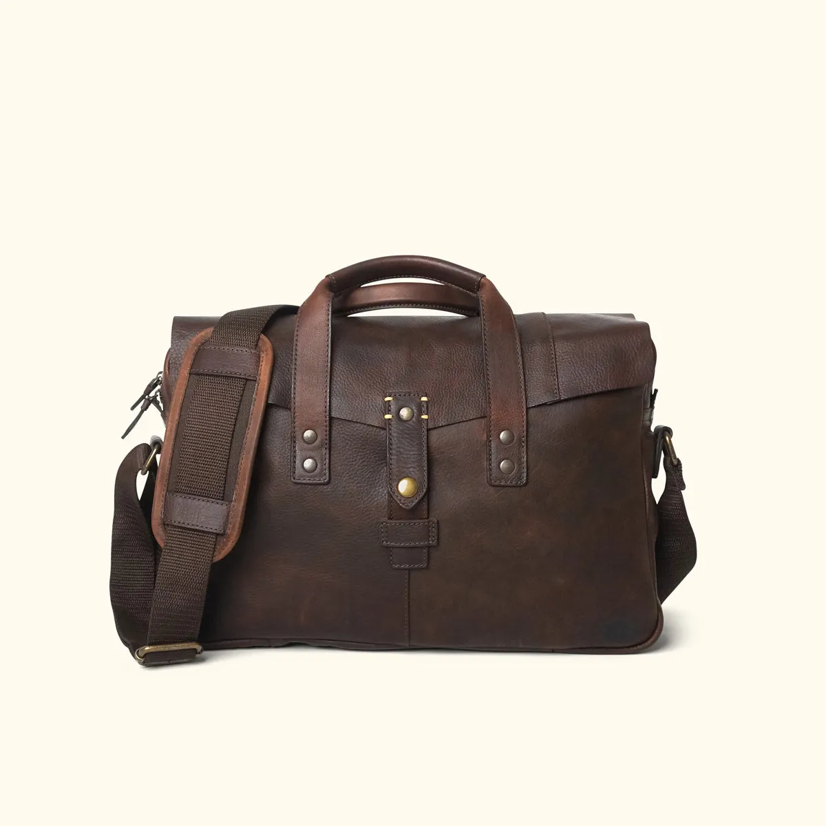 Walker Leather Briefcase Bag | Vintage Oak