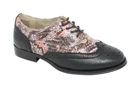 Wanted Shoes Women's Babe Snakeskine Oxford