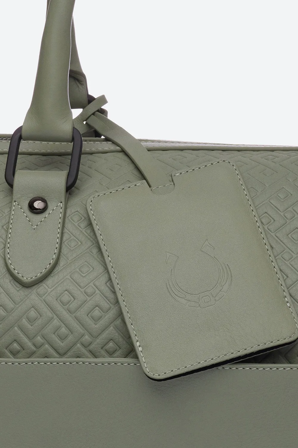 Weekender Bag in Eucalyptus Green