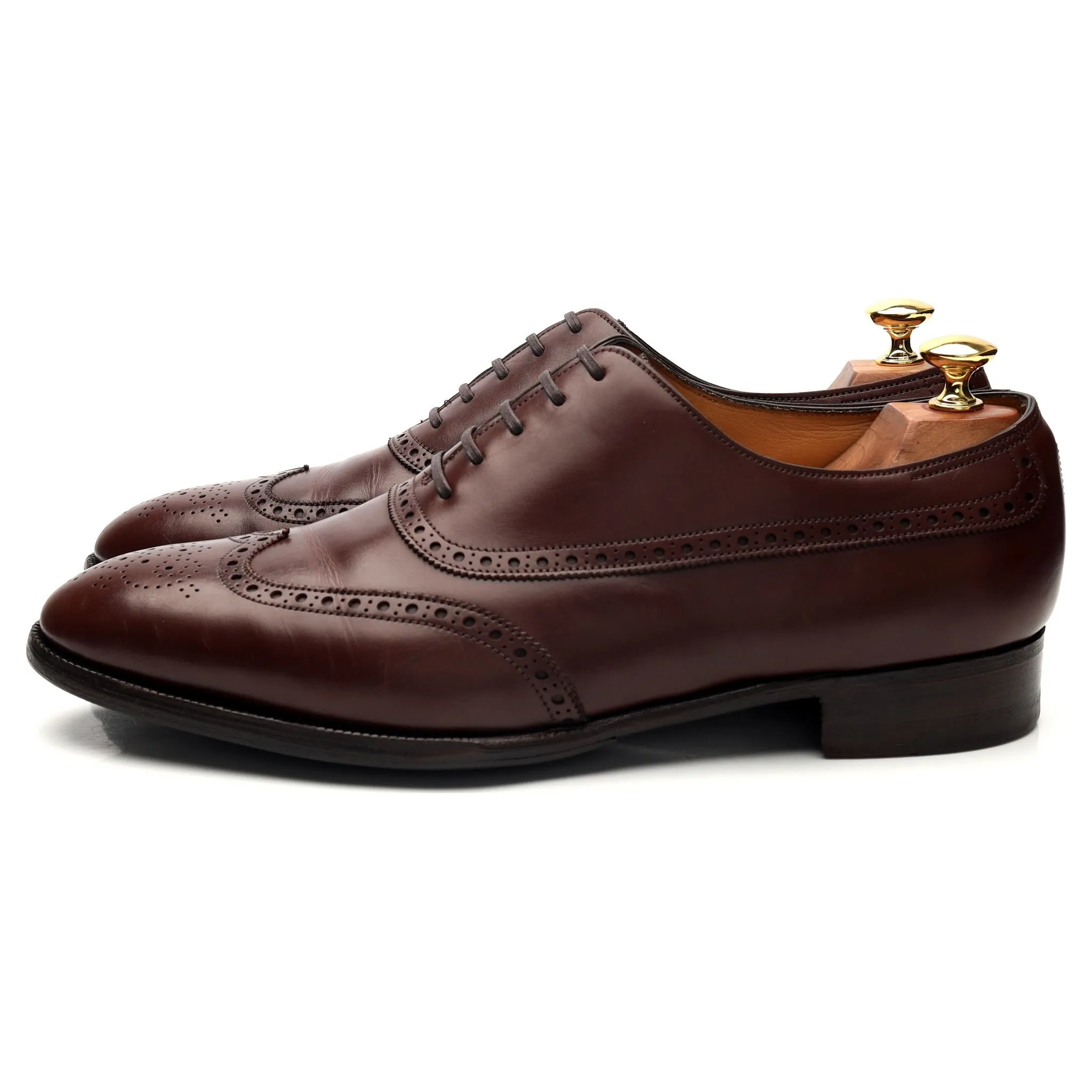 'Westminster' Brown Leather Oxford Brogues UK 9 EE