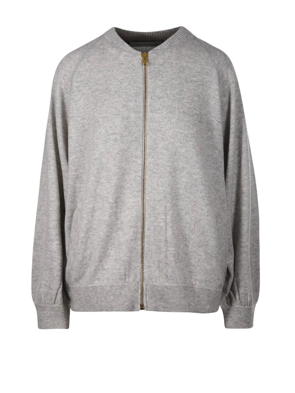 WOMAN CASHMERE COMPANY GREY CASHMERE BOMBER